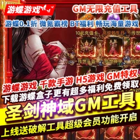 圣剑神域GM无限充值工具上线送魂环热血神剑无限福利每日领不停